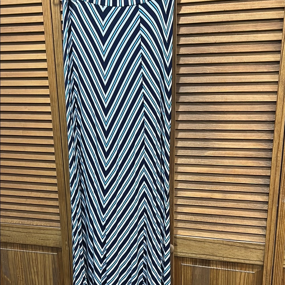 Falls Creek Black and White Maxi Dress Resort Wear
